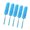 Sky Blue, variant on DICEWEN Telescopic Bendable Feathered Fiber Duster Cobwebs Corner Cleaning Brush for Ceiling Shelves Furniture Cleaner Tool