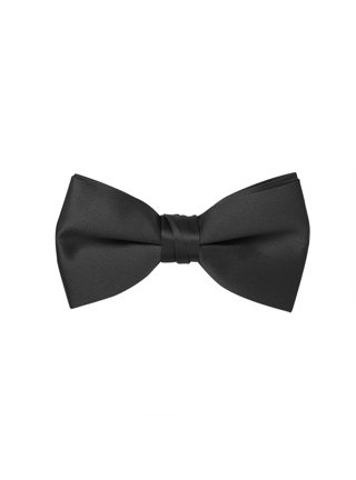 NWT NEW Gucci boys black Faille adjustable bow tie one size 345505