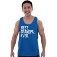 thumbnail image 3 of Best Grandpa Ever Grandfather Poppop Tank Top Sleeveless Tee Men Brisco Brands S, 3 of 6