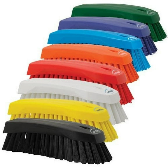 Vikan Total Color Scrub Brush, Black