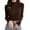 Brown, variant on Turtleneck Tops for Women Wool Fall Winter Casual Long Sleeve Sweaters Warm Soft Wool Seamless Pullover Fall Winter Outfits, , Size One Size