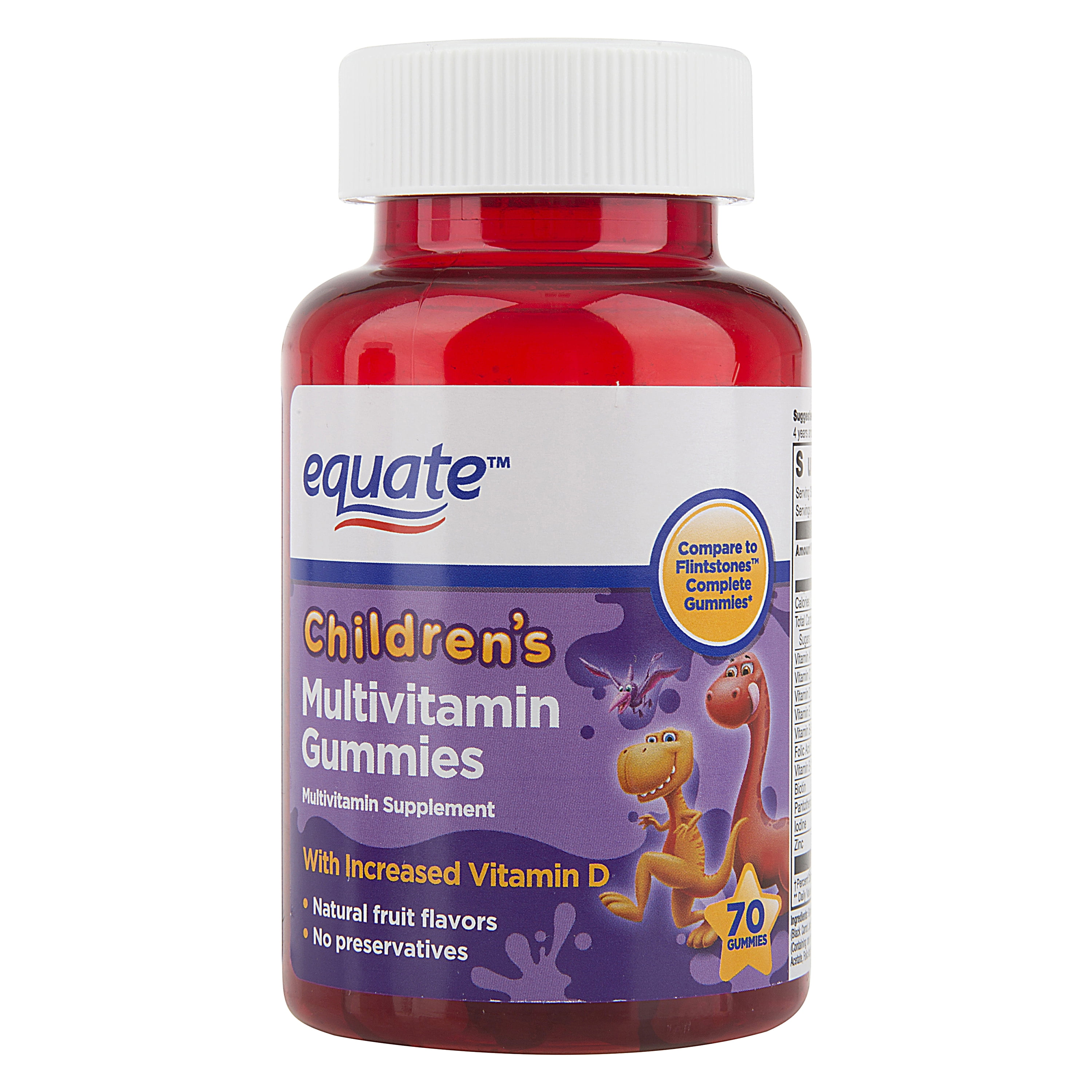(2 Pack) Equate Children's Multivitamin Gummies, 70 Ct ...