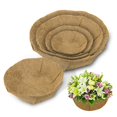 thumbnail image 2 of POINTERTECK 2Pcs Round Coconut Shell Flower Pot Planter Balcony Hanging Bonsai Basket Liner, 2 of 10