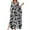 Black tree, variant on EDOLYNSA Plus Size Kaftan Dress for Women Swimwear Coverup Elegant Batwing Sleeve Beach Dress Tunic Black and White Printed Housewear