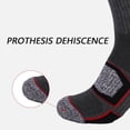 thumbnail image 4 of Men's 2 Pairs of Hiking Socks, Winter Travel Outdoor Running, Hiking Padded Boat Socks, Moisture Wicking Sweat Without Odor, Size 10-13, 4 of 6