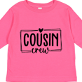 thumbnail image 4 of Inktastic Cousin Crew Boys or Girls Long Sleeve Toddler T-Shirt, 4 of 5