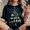 thumbnail image 2 of Newfoundland Christmas Tree T-Shirt, Funny Dog Lover Gift, Newfoundland Christmas Lights Shirts, Christmas Shirts for Women Men, 2 of 3