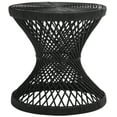 thumbnail image 3 of SAFAVIEH Grimson Round Small Bowed Wicker Accent Table, Black, 3 of 6