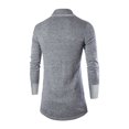 thumbnail image 2 of Lars Amadeus Men's Shawl Collar Contrast Color Knit Cardigan, 2 of 7