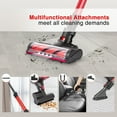 Moosoo Cordless Vacuum, 23Kpa Stick Vacuum Cleaner, 2.84lbs Lightweight
