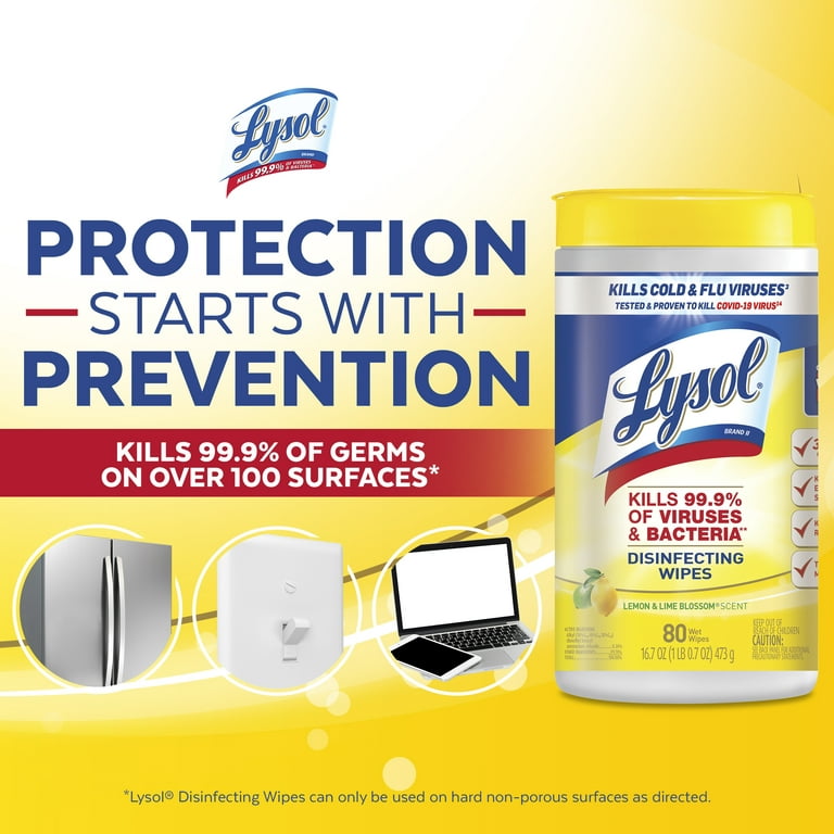Lysol Advanced Cleaning Disinfecting Wipes Variety Pack