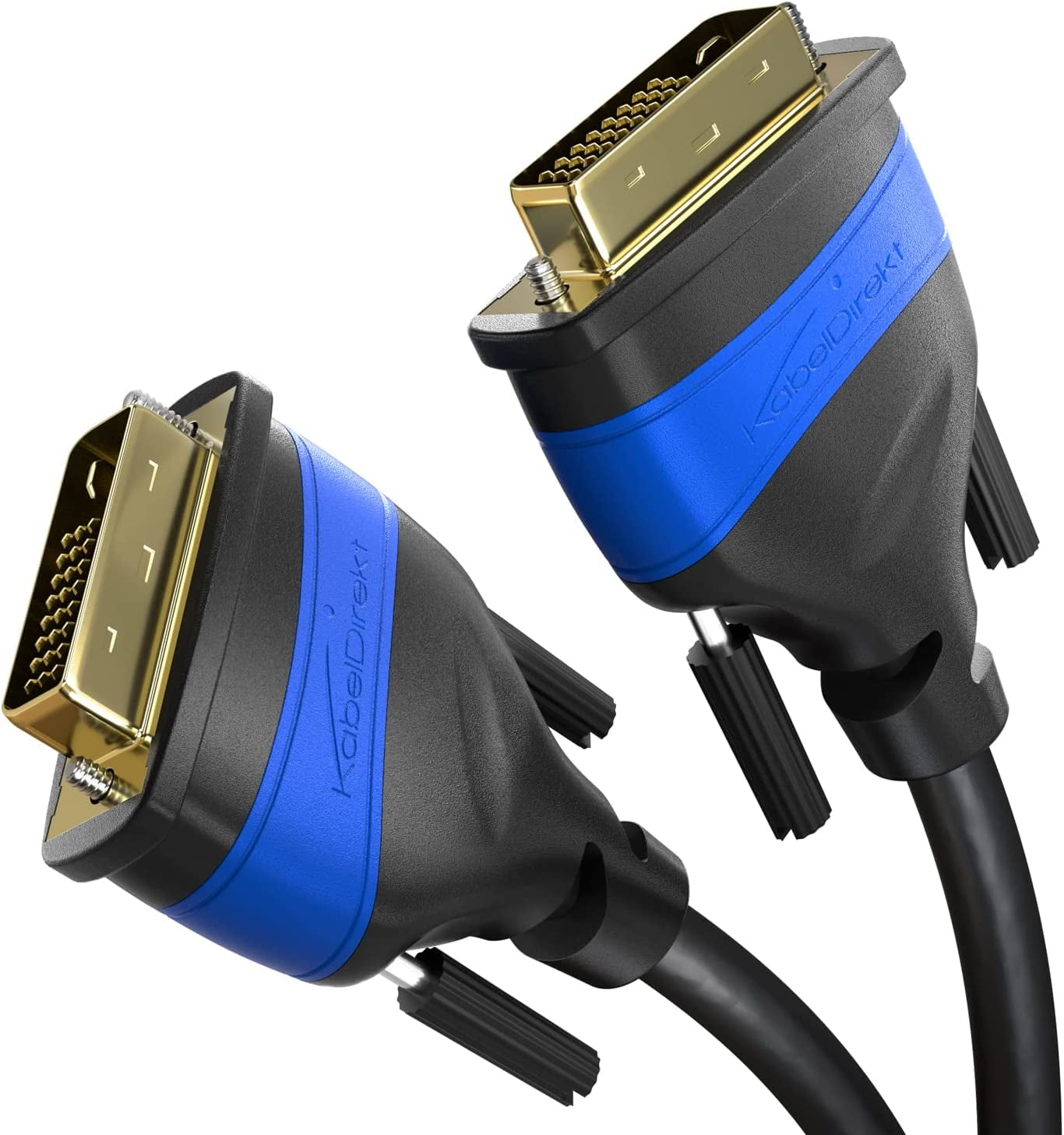 Vroegst ondersteboven Vervolgen â€“ DVI to DVI Dual Link Cable (15 feet) DVI-D 24+1 High Resolution  (2560x1600) Digital Video Connection - Walmart.com