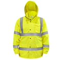 thumbnail image 1 of JORESTECH Chaqueta Lluvia de Seguridad Impermeable Reflectante Alta Visibilidad con Malla Interior Amarillo/Lima ANSI Clase 3 Nivel 2 Tipo R JK-03 (S), 1 of 5