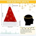 thumbnail image 3 of Ludolm Santa Hat Sequin Christmas Hat for Adult Party Hat for New Year Xmas, 3 of 7