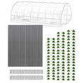 thumbnail image 6 of Dualoai Garden Hoops for Raised Beds Fiberglass Frame Plant Hoops Garden Arch Greenhouse 60pcs, 6 of 9