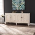 thumbnail image 6 of Southern Enterprises Antique White Accent Cabinet Transitional Style, 63.25” W, 6 of 27