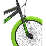 20 Kent Bicycle Dread BMX Bicycle, Fits Rider 42-5, Green/Black, Child, Unisex