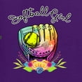 thumbnail image 3 of Wild Bobby, Colorful Softball Girl, Sports, Men Graphic Tank Top, Purple, 3X-Large, 3 of 5