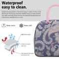 thumbnail image 3 of Bohemian Reusable Lunch Tote - Rustic Antique Floral Design, Thermal Insulation & Waterproof, Spacious Interior + Outer Storage for Meal Prep & Commute, 3 of 6