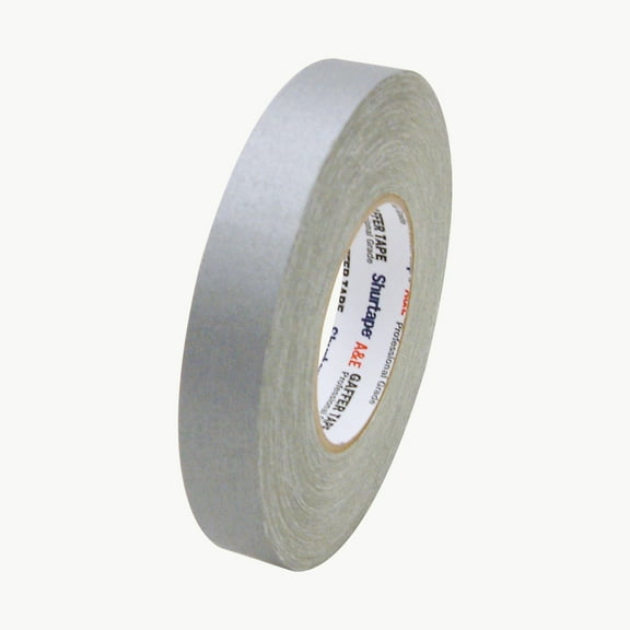 Shurtape P-672 Professional Grade Gaffers Tape: 1 in x 50 yds. (Grey)