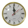 thumbnail image 3 of 5.2 Inch (130 mm) Silver Quartz Clock Insert with Roman Numeral and Quartz Movement, 3 of 8