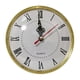 thumbnail image 1 of Reloj de cuarzo de 130 mm con mecanismo de inserción y números romanos, repuesto para bricolaje, dorado y plateado, 1 of 8