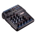 thumbnail image 1 of U4 Mezclador de audio portátil de 4 canales BT Consola mezcladora USB con tarjeta de sonido Enchufe Abanopi Consola de mezclado, 1 of 7