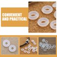 thumbnail image 2 of Shisuyan 100Pcs Stopper Rings Jewelry Making Accessories DIY Jewelry Making Stopper Beads, 2 of 8