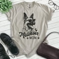 thumbnail image 2 of Malinois Mom, Unisex Women's Shirt, Belgian Malinois, Malinois Owner, Funny Dog Mom Gift, Light Silk Gray, Medium, 2 of 6