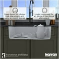 thumbnail image 2 of Karran Usa QU-670-BR-PK1 Quartz Qu 31-3/4" Undermount Single Basin Quartz Composite, 2 of 7