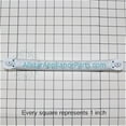 thumbnail image 3 of GE Microwave Door Handle, White WB15X10224, 3 of 7