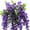 Lavender, variant on Admired By Nature Artificial Wisteria Hanging Flowers Bush, Lavender