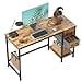 thumbnail image 3 of CubiCubi Bureau d'Ordinateur avec 2 Tiroirs, Bureau de Maison Petit 40 Pouces Table d'Étude, Brun Rustique, 3 of 4