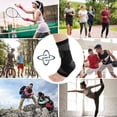 thumbnail image 6 of Foot Sleeve with Compression Wrap, Ankle Brace For Arch, Ankle Support, Running, For Sprained Foot, Tendonitis, Plantar Fasciitis, 6 of 6