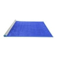thumbnail image 2 of Ahgly Company Machine Washable Indoor Round Persian Blue Bohemian Area Rugs, 5' Round, 2 of 4