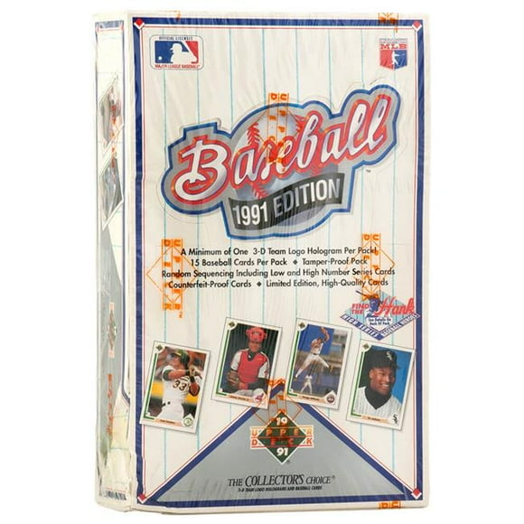 Schwartz Sports Memorabilia BX191UWF2 1991 Upper Deck Baseball High No. Series Boîte Scellée en Usine en Cire - Trouvez le Hank - Lot de 36