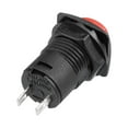 thumbnail image 3 of 10pcs 12mm Latching Type 2 Terminals  Push Button Switch Red Button SPST NO, 3 of 4