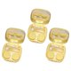 thumbnail image 5 of Estuche de lentes de contacto con espejo, paquete de 3, tamaño pequeño, resistente, para mujeres Amarillo, 5 of 9