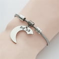 thumbnail image 3 of 3pcs Adjustable Sister Love Heart Bracelets Women Friendship Jewelry Set, 3 of 14