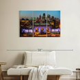 thumbnail image 2 of Elephant Stock Union Station And Downtown Kansas Wall Art - Horizontal Multi Panel Canvas - Living Room Wall Decor - Places Multi Panel - Blue And Gray Decor - 38" x 24", 2 of 4