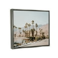 thumbnail image 3 of Stupell Summer Villa Town Palm Trees Landscape Photography Gray Floater Framed Art Print Wall Art, 3 of 6