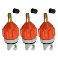 thumbnail image 1 of Phenofice 3Pcs Compact Design Paddle Board Pump Nozzle Inflatable Boat Rubber Orange, 1 of 8