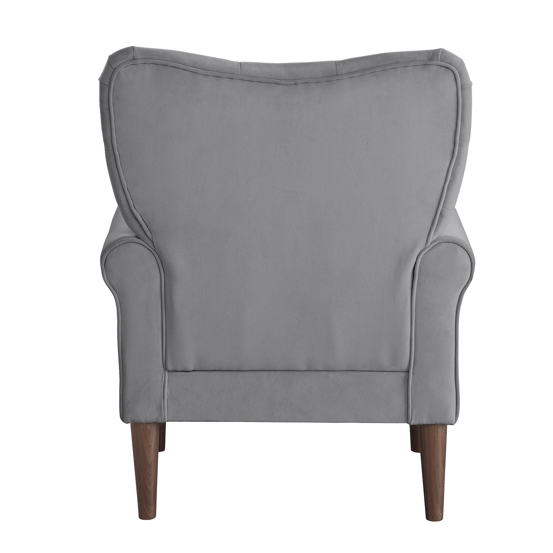 OakvillePark Primrose Wingback Chair, Dark Gray