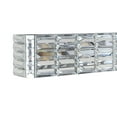 thumbnail image 4 of JONATHAN Y Evelyn Crystal Rectangle 31.75" 4-Light Iron/Crystal Glam Modern LED Vanity Light, Chrome, 4 of 7