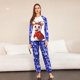 thumbnail image 2 of 2023 New Winter Cartoon Cute Elk Pajamas Set for Family Mom Daughter Dad Son Baby Christmas Matching Clothes Toddler's Pyjamas, 2 of 3