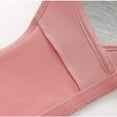 thumbnail image 4 of Weiqiqre Bras for Women Front Closure No Underwire Comfort Senior Wireless Snap Closing Bra, 4 of 8