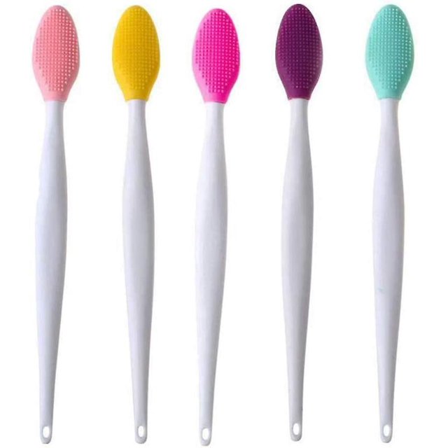 Juego de 5 cepillos de dientes KAIYANG para perros de silicona suave