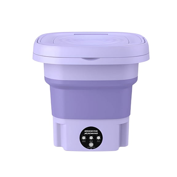 Sinyiin Foldable Washing Machine With Drain Hose Socks Underwear Cleaning Washer Portable Small Travel Washing Machine
