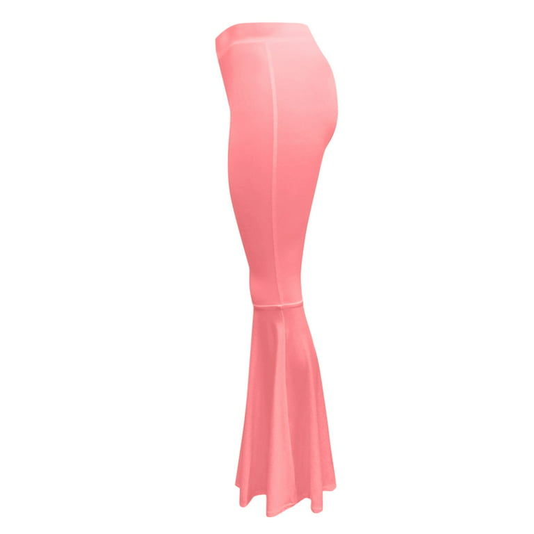 Aayomet Yoga Pants For Women Black Flare Yoga Pants for Women-Strechy Soft  Bootcut Leggings for Lounge,Pink M 
