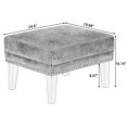 thumbnail image 6 of AmoDwell Upholstered Wingback Chair With Ottoman Footstool Set, Accent Chairs with Footrest Set, Including Chair and Ottoman, 6 of 10